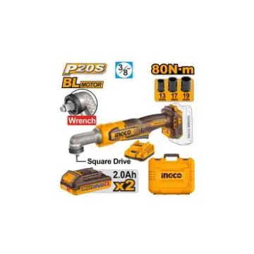 Llave chicharra 3/8 20V - BL con 2 baterias 2a y cargador