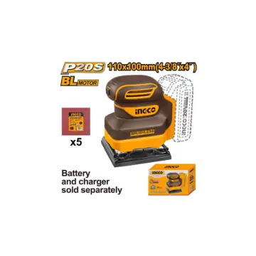 Lijadora orbital 20V BL sin bateria