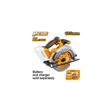 Sierra circular BL 20V 71/4½" en caja de carton sin bateria y sin cargador 4800rpm