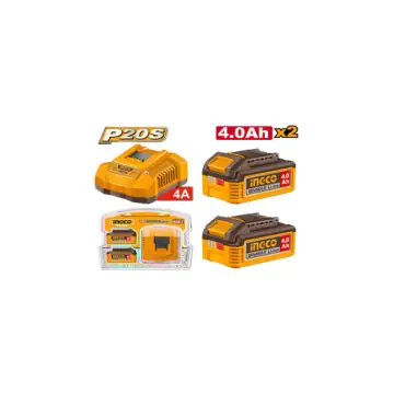 Kit de 2 baterias de 4a mas cargador
