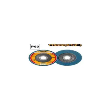 Disco flap 4½ para acero inox grano 60
