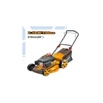 Cortapasto a gasolina de 4,8hp-20" con bolsa recolectora de 60l