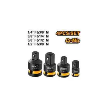 Kit de 4 piezas de adaptadores para llave de impacto