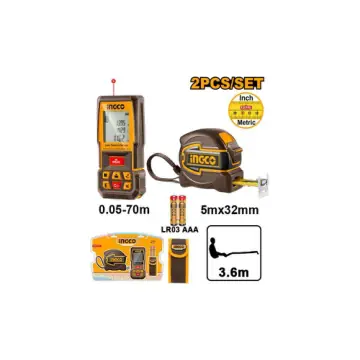 Flexo de 5mx32mm mas un medidor laser de 70m