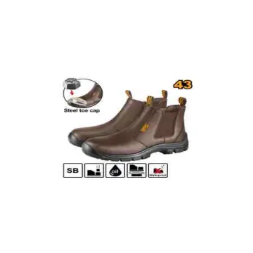 Botines de cuero de seguridad talla 43