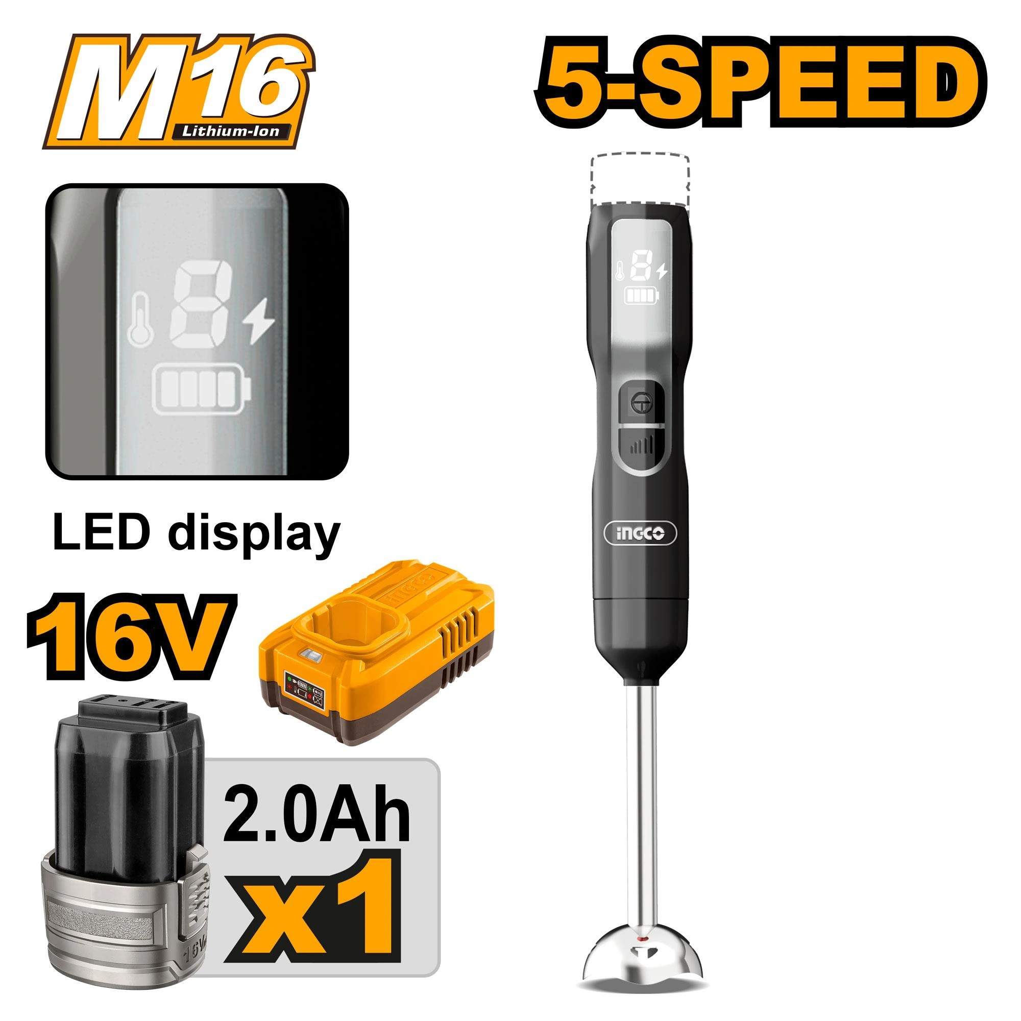 Mini pimex 16V con bateria y cargador CHB048K herramienta disponible en RCS Santa Cruz