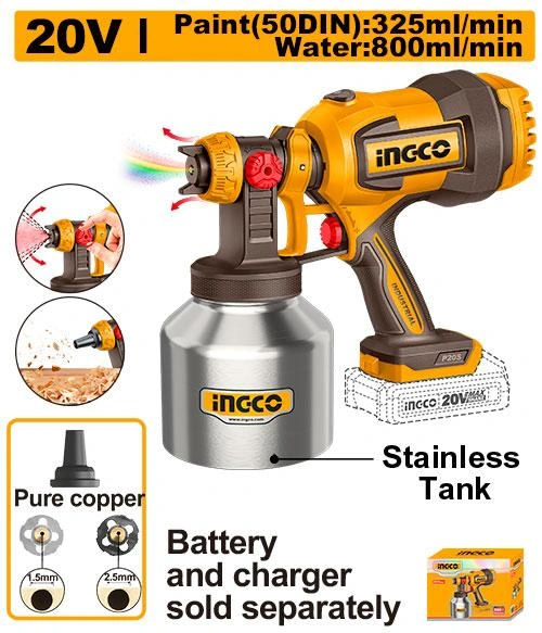 Equipo para pintar de 20V sin bateria CSGLI20041 herramienta disponible en RCS Santa Cruz