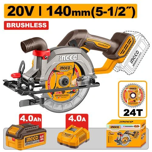 Sierra circular 20V BL sin bateria 5½" CSLI14023 herramienta disponible en RCS Santa Cruz
