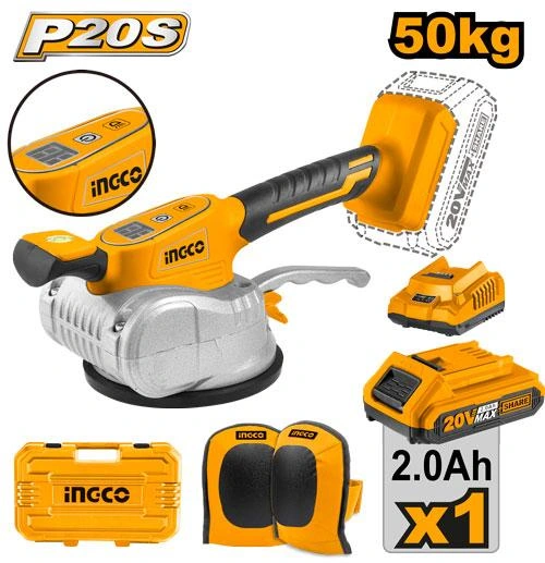 Vibradora p/colocar ceramica 20V -10000 RPM-50kg sin bateria sin cargador en caja plastica CTVLI20101 herramienta disponible en RCS Santa Cruz