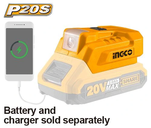 Cargador usb 20V CUCLI2022 herramienta disponible en RCS Santa Cruz