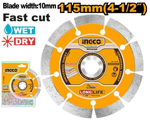 Disco diamantado 4½" segmentado DMD011152 herramienta disponible en RCS Santa Cruz