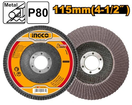 Disco flap de 4½" grano 80 FD1153 herramienta disponible en RCS Santa Cruz