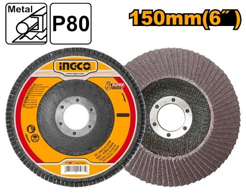 Disco flap de 6¨ gr80 FD1503 herramienta disponible en RCS Santa Cruz