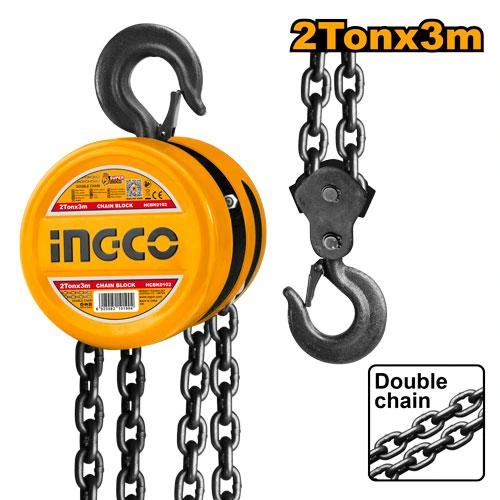 Tecle 2t -3m cadena HCBK0102 herramienta disponible en RCS Santa Cruz