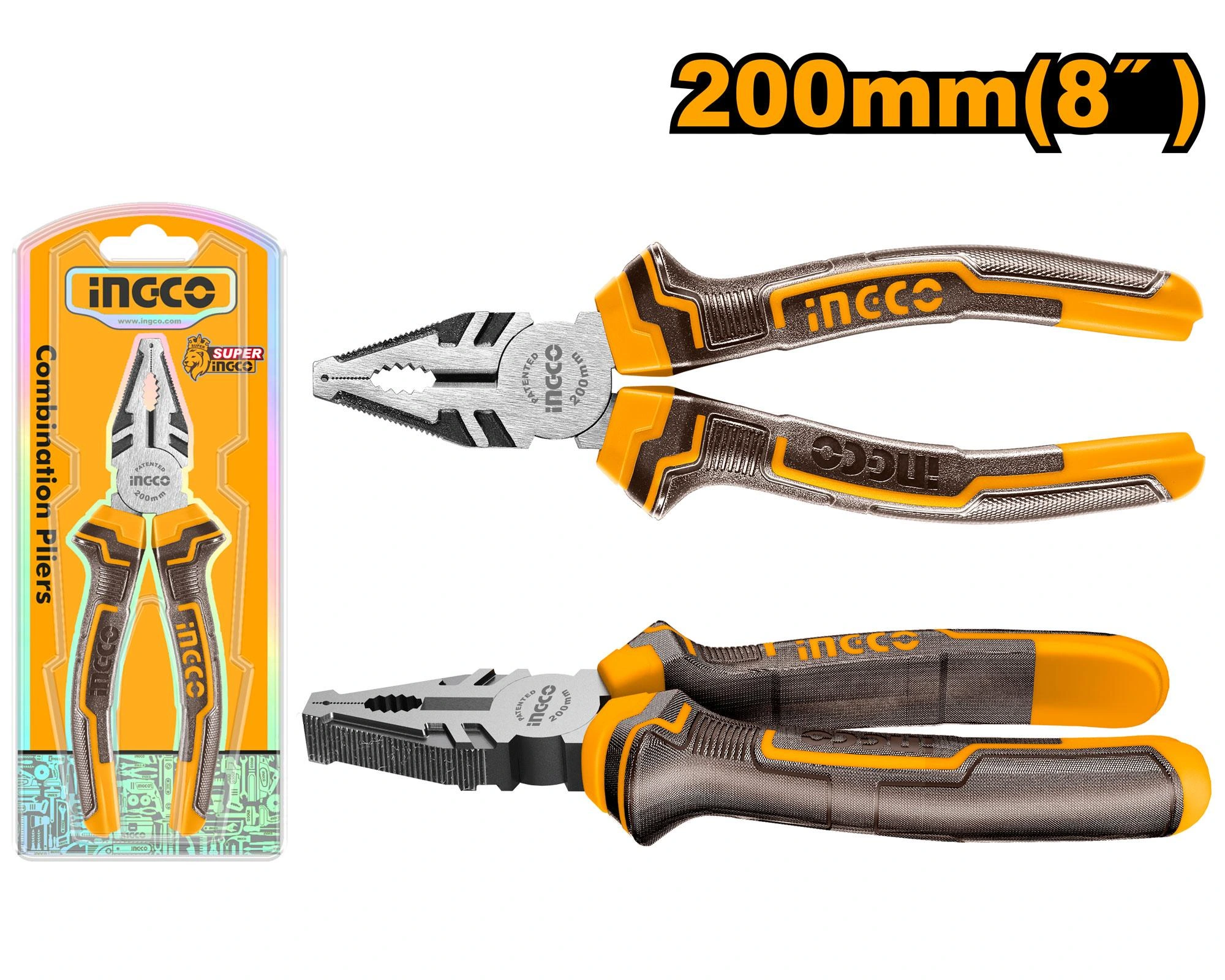 Alicate universal de 8" HCP08208 herramienta disponible en RCS Santa Cruz