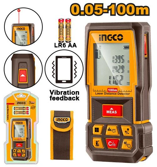 Medidor lasser de 100m HLDD1008 herramienta disponible en RCS Santa Cruz