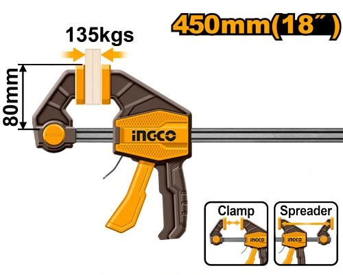 Prensa rapida 18" HQBC18801 herramienta disponible en RCS Santa Cruz