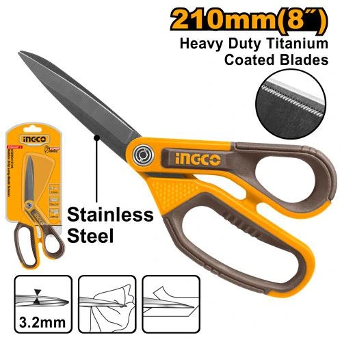 Tijera para corte de tela de 8" HSCRS812108 herramienta disponible en RCS Santa Cruz