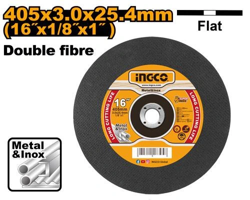 Disco de corte de metal de 16¨x3mm MCD304051 herramienta disponible en RCS Santa Cruz