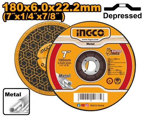 Disco de desbaste 7"x6mm MGD601801 herramienta disponible en RCS Santa Cruz