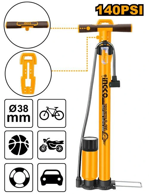 Inflador de mano de 160psi MPP3811 herramienta disponible en RCS Santa Cruz