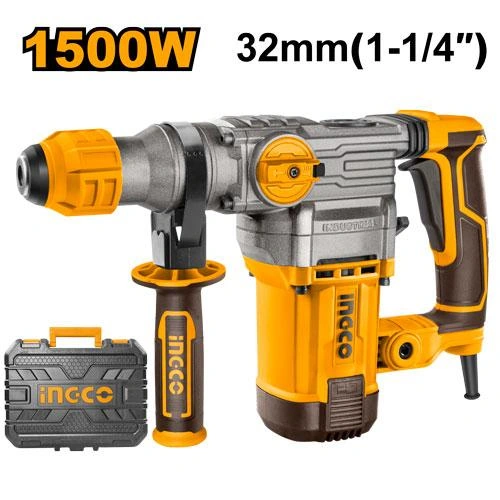 Rotomartillo 1500w- 220V-32mm-950rpm-5,5j- SDS plus RH150038 herramienta disponible en RCS Santa Cruz