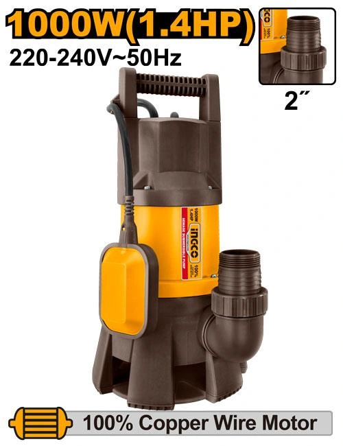 Bomba sumerc¡gible 220V-1000w-1"-333l/m SPD10001 herramienta disponible en RCS Santa Cruz