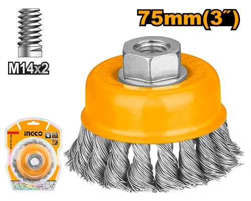 Cepillo copa de acero de 3" WB20751 herramienta disponible en RCS Santa Cruz